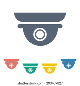 vector illustration of modern b lack icon camcorder