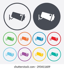 vector illustration of modern b lack icon camera