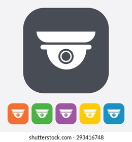 vector illustration of modern b lack icon camcorder