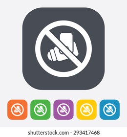 vector illustration of modern b lack icon camera