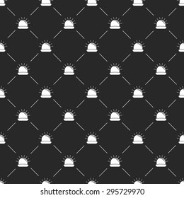 vector illustration of modern b lack icon flasher