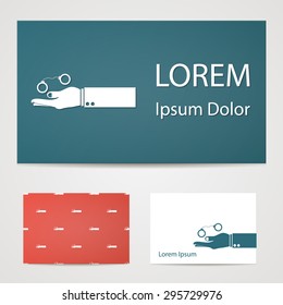 vector illustration of modern b lack icon police handcuffs