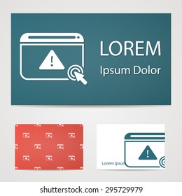 vector illustration of modern b lack icon virus