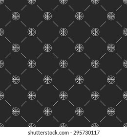 vector illustration of modern b lack icon radar