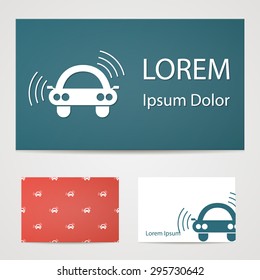 vector illustration of modern b lack icon signaling