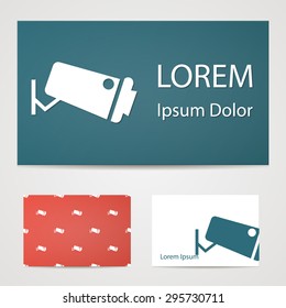 vector illustration of modern b lack icon camera