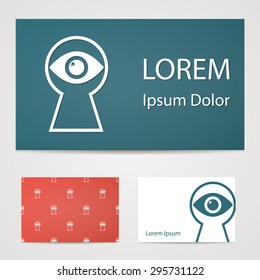 vector illustration of modern b lack icon detective