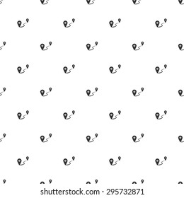 vector illustration of modern b lack icon marker