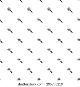 vector illustration of modern b lack icon detective