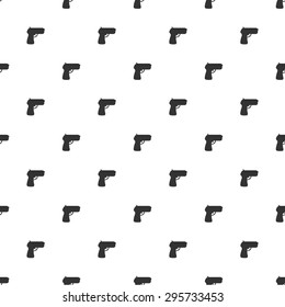 vector illustration of modern b lack icon gun