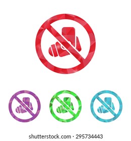 vector illustration of modern b lack icon camera