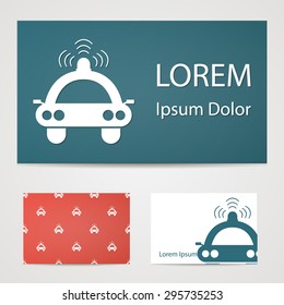 vector illustration of modern b lack icon spotlight