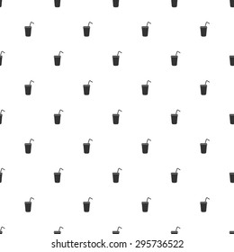 vector illustration of modern b lack icon coffee