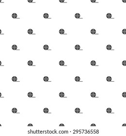 vector illustration of modern b lack icon reel of film