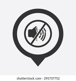 vector illustration of modern b lack icon volume