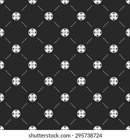 vector illustration of modern b lack icon reel of film