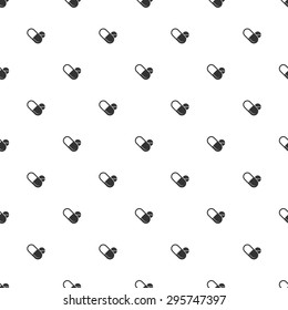 vector illustration of modern b lack icon pills
