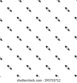 vector illustration of modern b lack icon pipette