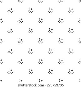 vector illustration of modern b lack icon deoxyribonucleic acid