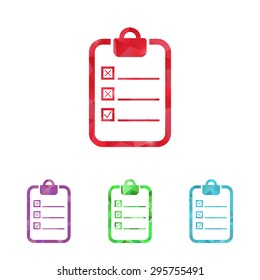vector illustration of modern b lack icon medical prescription