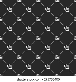 vector illustration of modern b lack icon bone