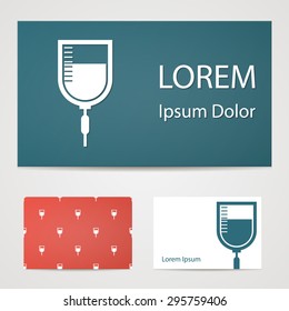 vector illustration of modern b lack icon syringe
