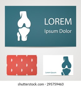 vector illustration of modern b lack icon bone