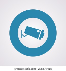vector illustration of modern b lack icon camera