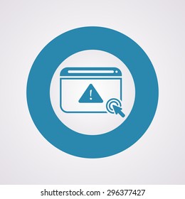vector illustration of modern b lack icon virus