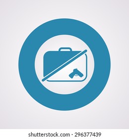 vector illustration of modern b lack icon detector