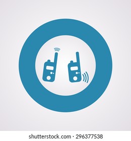vector illustration of modern b lack radio 