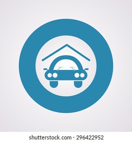 vector illustration of modern b lack icon signaling