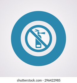 vector illustration of modern b lack icon fire extinguisher