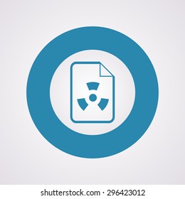 vector illustration of modern b lack icon virus