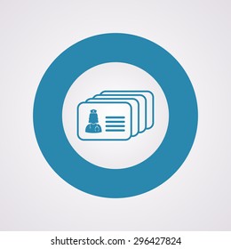 vector illustration of modern b lack icon medical document