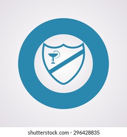 vector illustration of modern b lack icon hospital