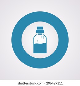 vector illustration of modern b lack icon medicines