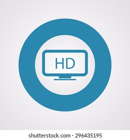 vector illustration of modern b lack icon monitor