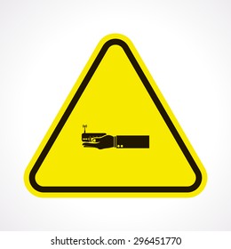vector illustration of modern b lack icon router
