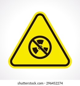 vector illustration of modern b lack icon radiation