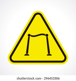 vector illustration of modern b lack icon red carpet