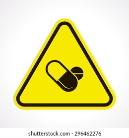 vector illustration of modern b lack icon pills