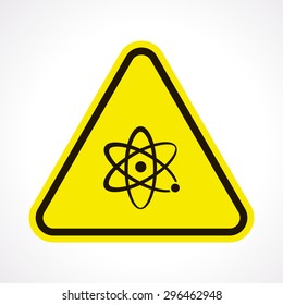 vector illustration of modern b lack icon atom