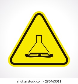 vector illustration of modern b lack icon test-tube