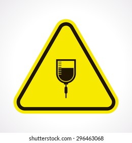 vector illustration of modern b lack icon syringe