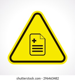 vector illustration of modern b lack icon document