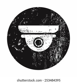 vector illustration of modern black icon camcorder