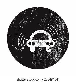 vector illustration of modern black icon signaling