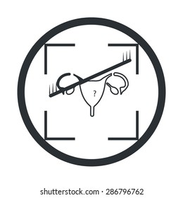 vector illustration of modern black icon woman organ