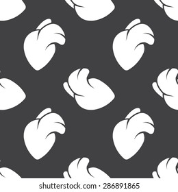 vector illustration of modern black icon heart organ
